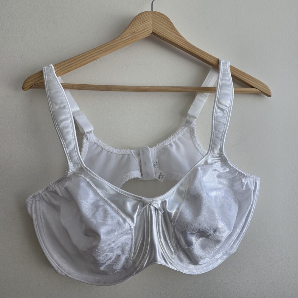 BALI 42C Women's Minimizer Bra Satin Tracings UW Unlined Full Cup Bra 3562